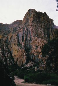 Scenic view of rocky mountains