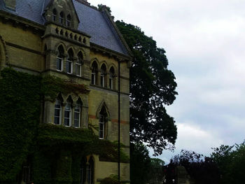 Low angle view of building against sky