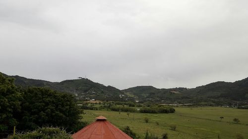 Scenic view of landscape against sky