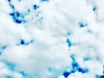 Low angle view of clouds in sky