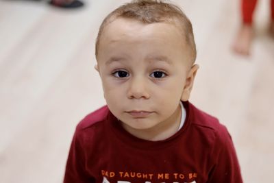 Close-up of boy