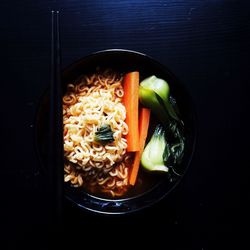 Close-up of served food