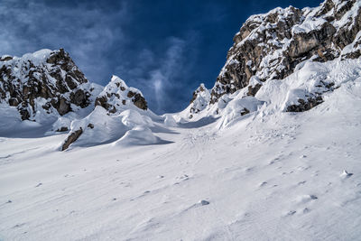 Winter mountain landscape