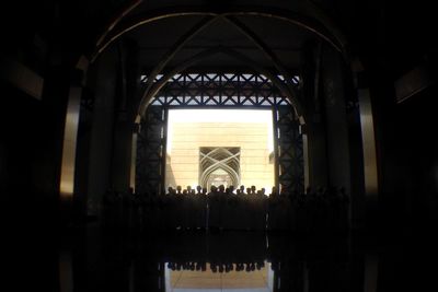 Interior of tunnel