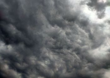 Low angle view of storm clouds in sky