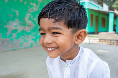 Portrait of smiling boy