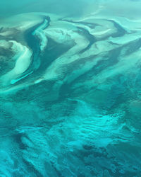 High angle view of underwater