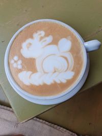 Close-up of coffee on table