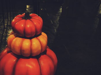 Close-up of pumpkins