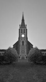 View of cathedral against clear sky