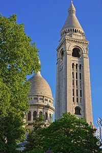 Low angle view of cathedral against clear sky