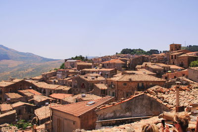 Townscape against sky