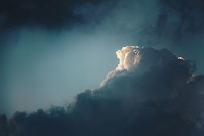 Low angle view of clouds in sky