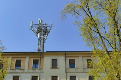 Low angle view of building against sky