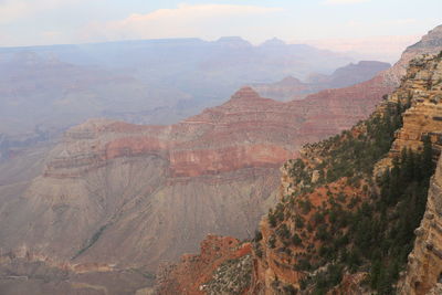 Scenic view of mountains