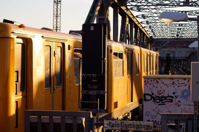 Train at railroad station