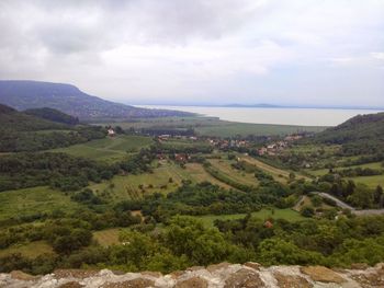 Scenic view of landscape against sky