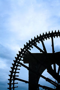 Low angle view of building against sky
