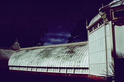 Low angle view of built structure against sky