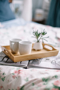 Close-up of tea on table