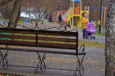 Full length of boy in park