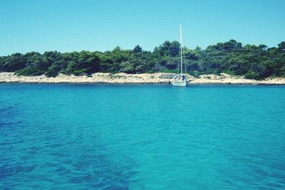 Scenic view of calm sea