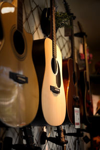 Close-up of guitar