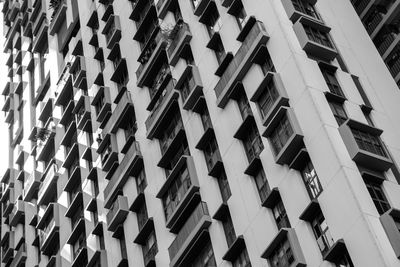 Low angle view of residential building