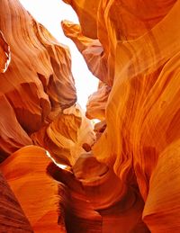 Rock formations in cave