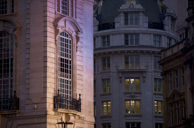 Piccadilly circus at dusk