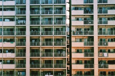 Full frame shot of residential building