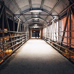 Corridor in building