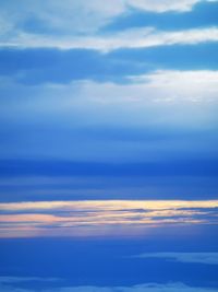 Low angle view of clouds in sky