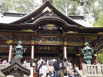 Low angle view of a temple