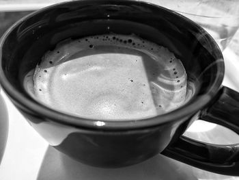 Close-up of coffee cup