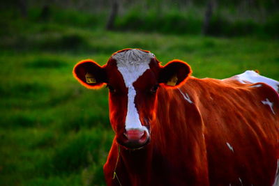 Cow standing in a field