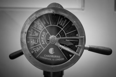 Close-up of clock