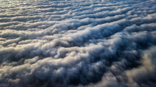 Low angle view of clouds in sky