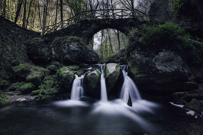 Waterfall in forest