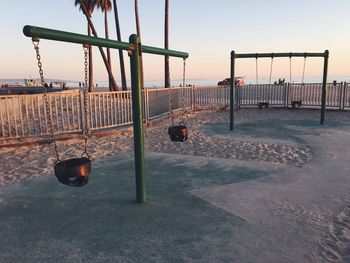 View of playground against sky