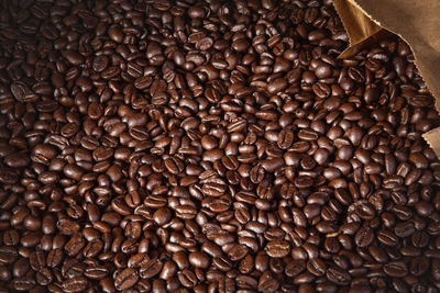 Close-up of coffee beans