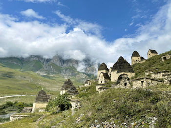 Dargvas city of dead, caucasus, russia 