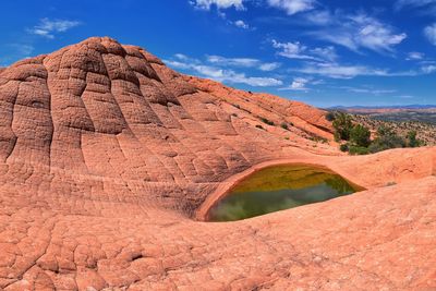 Lower sand cove trail vortex  snow canyon red cliffs national conservation area saint george utah