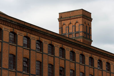 Low angle view of historical building