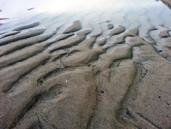 Full frame shot of sandy beach