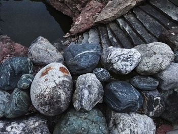 Close-up of pebbles