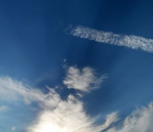 Low angle view of cloudscape