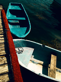 Boats in river