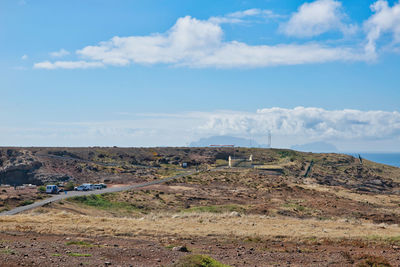 Scenic view of landscape against sky