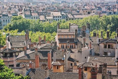 Full frame shot of residential district